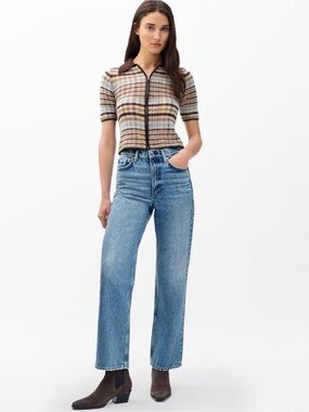 rag & bone New York High Rise Straight Leg Jeans Medium Wash Women’s Size 24